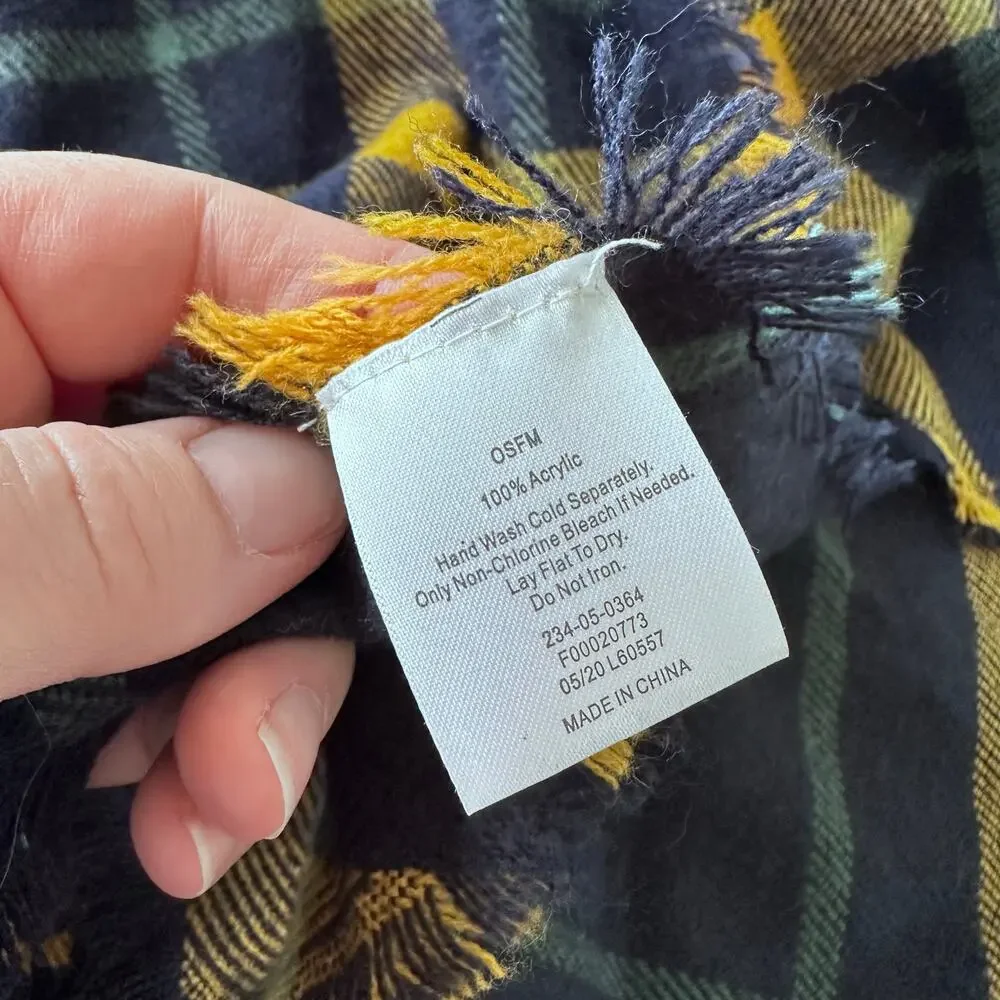 Accessory Depot Oversized Plaid Blanket Scarf